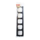 Suno Ramka Pięciokrotna 5-Krotna Czarny 721525 LEGRAND