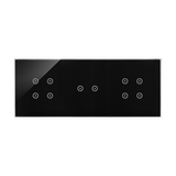 Simon 54 Touch Panel dotykowy S54 Touch 3 moduły 4 pola dotykowe + 2 pola dotykowe poziome + 4 pola dotykowe zastygła lawa DSTR3424/73 KONTAKT