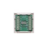 Simon Connect Płytka K45 złącza VGA (D-Sub 15) 45x45mm + wkład zaciski śrubowe czysta biel K100B/9 KONTAKT