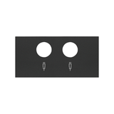 Simon 100 Pokrywa do gniazda antenowego R/TV-SAT (mechanizm 1/2) czarny mat