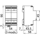 Ogranicznik przepięć BLITZDUCTOR VT
