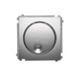 Simon Basic Ściemniacz naciskowo-obrotowy 20–500 W 230V srebrny mat BMS9T.01/43 KONTAKT