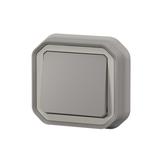 NOWE PLEXO - ŁĄCZNIK SCHODOWY KOMPLET PODTYNKOWY Z PAZURKAMI 10AX - 250 V SZARY 069812L LEGRAND