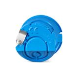 P32 ,  Puszka inst. do pustych ścian - kinkietowa O 32 mm, niebieski