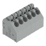 listwa zaciskowa do pł. drukowanych 6-bieg. szara raster 3,5 mm /50szt./ WAGO