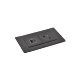 INCARA: MULTILINK - 2P+Z / USB A+C - 2,0 M-CZARNY, Legrand