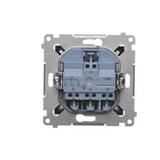 Simon 54 Łącznik potrójny 10A 250V szybkozłączka czarny DW31.01/49 KONTAKT