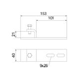 KLEMA MOCUJ.BFK153X40X33 FT