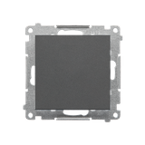 Simon 55 Przycisk zwierny pojedynczy zwierny bez piktogramu szybkozłączka Grafitowy mat