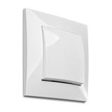 CARLA łącznik jednobiegunowy biały