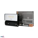 NAŚWIETLACZ LAMPA SOLARNA LED 3 barwy świecenia SOKER 8W 1000lm 3000K/4000K/6500K IP54 CZARNY Czujni
