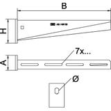 AW 30/11, WSPORNIK WIESZAKOWY U 110MM FT