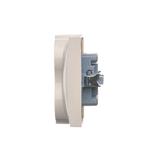 Simon 54 Gniazdo Schuko z przesłonami podwójne 16A z. śrub. antybakteryjny biały