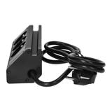 Gniazdo meblowe z uchwytem na telefon i przewodem 1,5m 3x2P+Z czarne FS-14/B ORNO