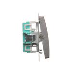 Simon Basic Przycisk roletowy 10A 250V zaciski śrubowe stal inox BMZ1.01/21 KONTAKT