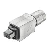IE-PS-V14M-HYB-10P Złącze wtykowe sieciowe modułowe, nr katalogowy 1072910000