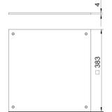 DU350-2, POKRYWA ZAŚLEPIAJĄCA