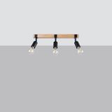 Sollux Plafon ZUCA 3 czarny SL.1297