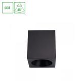 CHLOE COMPLETE NATYNKOWA 7W CCT 230V 45ST IP20 UGR<19 90x90X100MM CZARNY KWADRATOWA