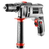 Wiertarka udarowa 550W, uchwyt samozaciskowy 13 mm, obroty 0-3000 min?1, walizka + 10 wierteł