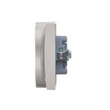 Simon 54 Gniazdo Schuko z przesłonami podwójne 16A z. śrub. biały