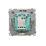 Simon Basic Łącznik świecznikowy z podświetleniem LED 10A 250V szybkozłączka beż BMW5L.01/12 KONTAKT