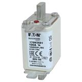 100A 1000V aR DIN 00 TYPE T FUSE Wkładka szybka 100A AC 1000V DIN 00 aR DIN IEC nieizolowan 170M2681