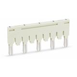 mostek grzebieniowy 1-3-5-7-9 jasnoszary /25szt./ WAGO