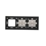 Simon 54 Touch Panel dotykowy S54 Touch 3 moduły 2 pola dotykowe pionowe + 4 pola dotykowe + 1 otwór na osprzęt S54 burzowa chmura DSTR3340/72 KONTAKT
