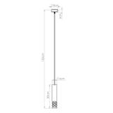 Sollux Lampa wisząca LIRO 1 biały