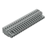 MCS-MIDI Classic gniazdo 20-bieg. szare raster 5 mm /10szt./ WAGO
