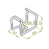 USKD Uchwyt korytka siatkowego z drutu