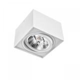 CHLOE AR111 GU10 IP20 kwadratowa biała ruchoma