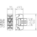 MC 50-B VDE, LIGHTNINGCONTROLLER, UC 255 V