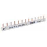 Szyna łączeniowa sztyftowa 1P 100A 16mm2 (54 mod.) IZS16/1F/54 (1m) 002921111 ETI