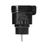 Gniazdo sieciowe zewnętrzne sterowane bezprzewodowo, z odbiornikiem radiowym, IP44, ORNO Smart Home,