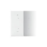 Simon 55 Klawisz połówkowy lewostronny z piktogramem /+/-/ do produktów elektronicznych Biały mat