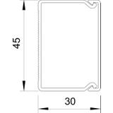 KANAŁ WDK 30X45 SZARY