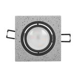 HALISI SM ramka dekoracyjna oprawy punktowej, MR16/GU10 max 50W, kwadrat, ruchoma, czarna AD-OD-6183 ORNO