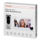 ANGU, zestaw wideodomofonowy 4-żyłowy, bezsłuchawkowy, monitor 7" LCD, z kamerą 800TVL, z czytnikiem