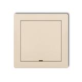 DECO Ramka pośrednia z zaślepką beżowa