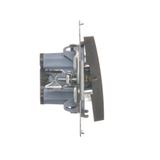 Simon 54 Przycisk „światło” z podświetleniem LED 16A z. śrub. antracyt