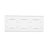 Simon 54 Touch Panel dotykowy S54 Touch 3 moduły 2 pola dotykowe poziome + 2 pola dotykowe pionowe + 2 pola dotykowe pionowe biała perła DSTR3233/70 KONTAKT