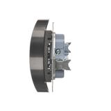 Simon 54 Gniazdo bez uziemienia z przesłonami podwójne 16A z. śrub. antracyt *Do ramek S54 PREMIUM