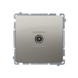 Simon Basic Gniazdo antenowe pojedyncze końcowe satynowy (zastępuje BMAK1.01/..)