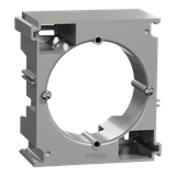 Sedna Design & Elements, podstawa natynkowa rozszerzająca, srebrne aluminium