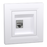 Asfora gniazdo komputerowe RJ45 kat.5e STP biały EPH5000121 Schneider