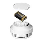 Bateryjny czujnik dymu bateria 9V żywotność 10 lat