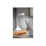 LAMPKA BIURKOWA HALLEY II, LED, 8W, 400lm, 4000K, AC220-240V, IP20, 3 STOPNIE ŚCIEMNIANIA, BIAŁY