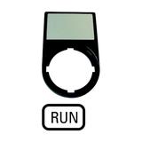 M22S-ST-GB7 Tabliczki opisowe,ramki tabliczek RUN 216497 EATON